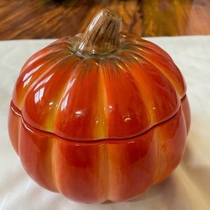 Pumpkin candy jar